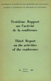 book Third report on the activities of the conference.