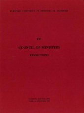 book Council of ministers resolutions. XVI