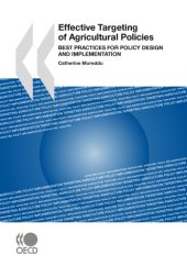 book Effective Targeting of Agricultural Policies : Best Practices for Policy Design and Implementation.