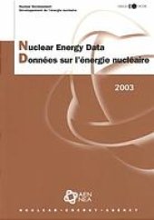 book Nuclear Energy Data 2003.