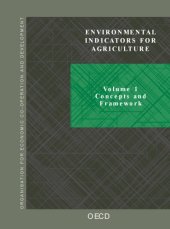 book Environmental Indicators for Agriculture : Concepts and Framework Volume 1