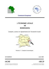 book Écoloc - Gérer l’économie localement en Afrique - Evaluation et prospective / Etudes L’économie locale de Bondoukou - Comptes économiques.