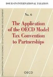 book The application of the OECD model tax convention to partnerships.