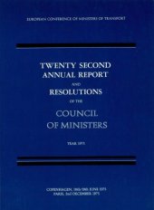 book Twenty second annual report and resolutions of the council of ministers, year 1975