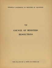 book Council of ministers resolutions. VIII