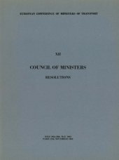 book Council of ministers resolutions. XII