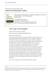 book Chapter 1: The Logic of Discipline [single ch. ONLY from The Logic of Discipline: Global Capitalism and the Architecture of Government]