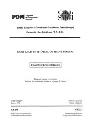 book Écoloc - Gérer l’économie localement en Afrique - Evaluation et prospective / Etudes L’économie locale de Saint Louis et du delta du fleuve Sénégal - Comptes économiques.