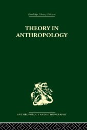 book Theory of Anthropology: A Sourcebook