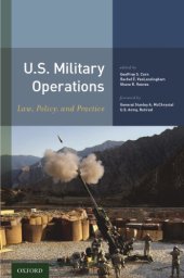 book U.S. Military Operations: Law, Policy, and Practice