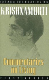 book Commentaries on Living: First Series