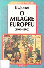 book O Milagre Europeu, 1400-1800