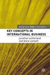 book Key Concepts in International Business