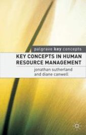 book Key Concepts in Human Resource Management