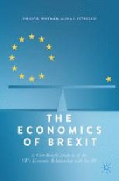 book The Economics of Brexit: A Cost-Benefit Analysis of the UK’s Economic Relationship with the EU