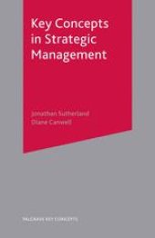 book Key Concepts in Strategic Management