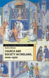 book Church and Society in England 1000–1500