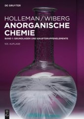 book Anorganische Chemie. Band 1, Grundlagen und Hauptgruppenelemente