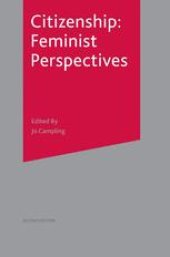 book Citizenship: Feminist Perspectives