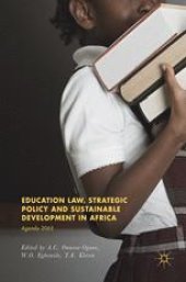 book Education Law, Strategic Policy and Sustainable Development in Africa: Agenda 2063