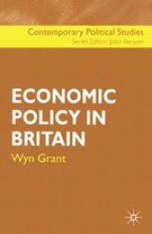 book Economic Policy in Britain