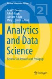 book Analytics and Data Science: Advances in Research and Pedagogy