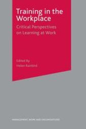 book Training in the Workplace: Critical Perspectives on Learning at Work