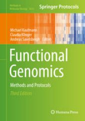 book Functional Genomics: Methods and Protocols