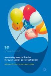 book Examining Mental Health through Social Constructionism: The Language of Mental Health