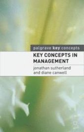 book Key Concepts in Management