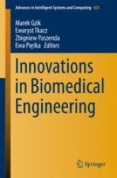 book Innovations in Biomedical Engineering