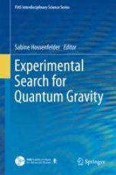 book  Experimental Search for Quantum Gravity