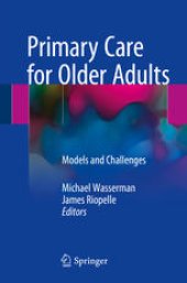 book Primary Care for Older Adults: Models and Challenges