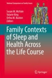 book Family Contexts of Sleep and Health Across the Life Course