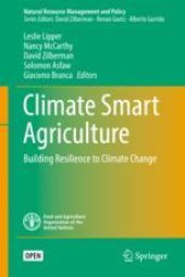 book Climate Smart Agriculture : Building Resilience to Climate Change