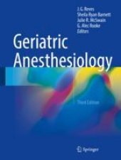 book Geriatric Anesthesiology