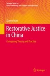 book  Restorative Justice in China: Comparing Theory and Practice