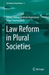 book  Law Reform in Plural Societies