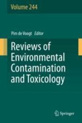 book  Reviews of Environmental Contamination and Toxicology Volume 244