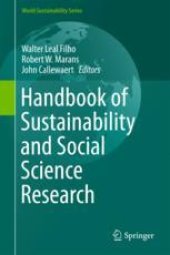 book Handbook of Sustainability and Social Science Research