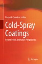 book  Cold-Spray Coatings: Recent Trends and Future perspectives