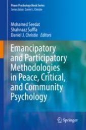 book Emancipatory and Participatory Methodologies in Peace, Critical, and Community Psychology