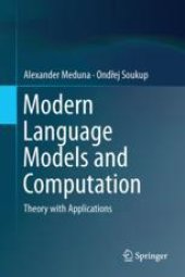 book Modern Language Models and Computation: Theory with Applications