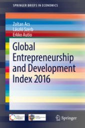 book Global Entrepreneurship and Development Index 2016