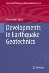 book  Developments in Earthquake Geotechnics