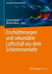 book Erschütterungen und sekundärer Luftschall aus dem Schienenverkehr