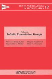 book Notes on Infinite Permutation Groups