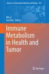 book Immune Metabolism in Health and Tumor