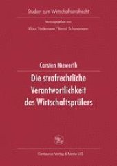 book Die strafrechtliche Verantwortlichkeit des Wirtschaftsprüfers