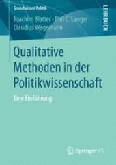 book Qualitative Methoden in der Politikwissenschaft: Eine Einführung